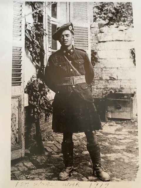  Robert Garrioch joined the Canadian Armed Forces at 17 years of age.