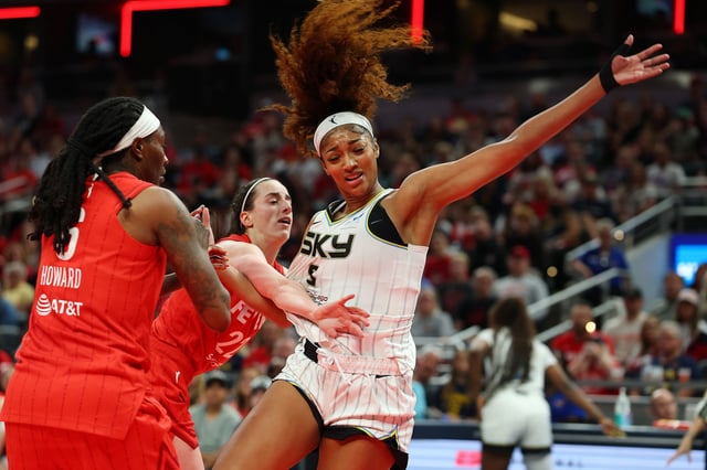 Caitlin Clark was issued a flagrant foul for the shove during the third quarter.