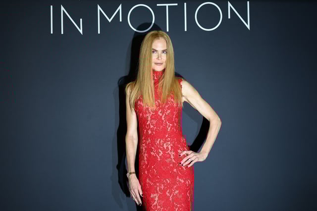 Nicole Kidman poses during a photocall for the 2025 Kering Women In Motion Awards and Cannes Film Festival Presidential Dinner as part of the 78th Cannes Film Festival in Cannes, France, May 18, 2025. REUTERS/Stephane Mahe