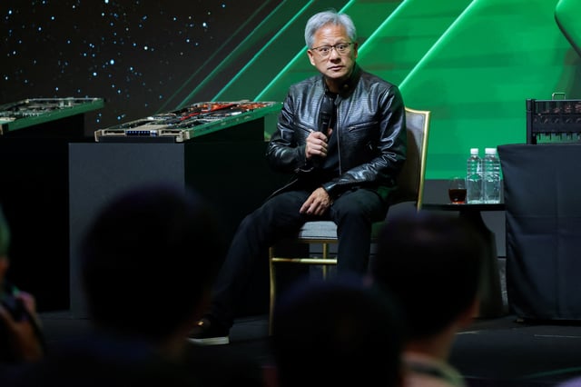 Nvidia CEO Jensen Huang attends an event at COMPUTEX forum in Taipei, Taiwan June 4, 2024. REUTERS/Ann Wang/File Photo