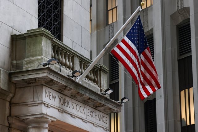 The Wall Street entrance to the New York Stock Exchange (NYSE) is seen in New York City, U.S., March 17, 2025. REUTERS/Kylie Cooper/File Photo