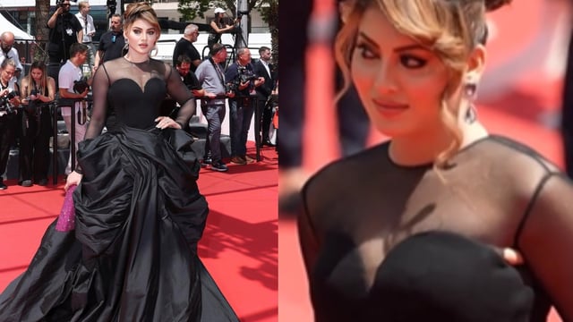 Urvashi Rautela's wardrobe malfunction at Cannes 2025 grabs eyeballs