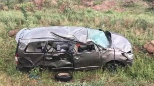 Three killed, three hurt in accident while returning from temple visits in Andhra