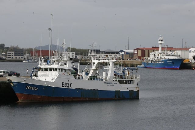 Barco de la flota viguesa del Gran Sol
