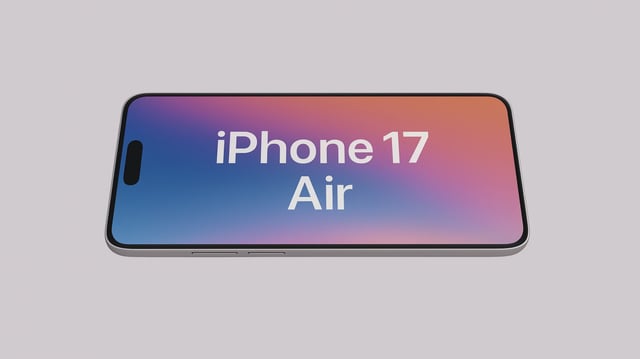 iPhone 17 Air should turn heads.