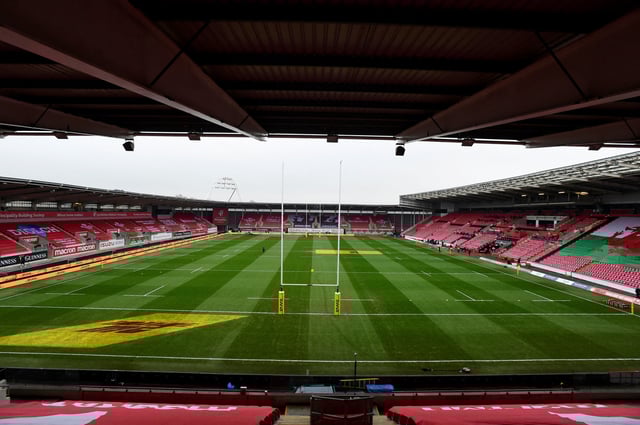 Rugby Union - Autumn Nations Cup - Wales v England - Parc y Scarlets, Llanelli, Wales, Britain  - November 28, 2020 General view inside the stadium before the match REUTERS/Rebecca Naden/File Photo