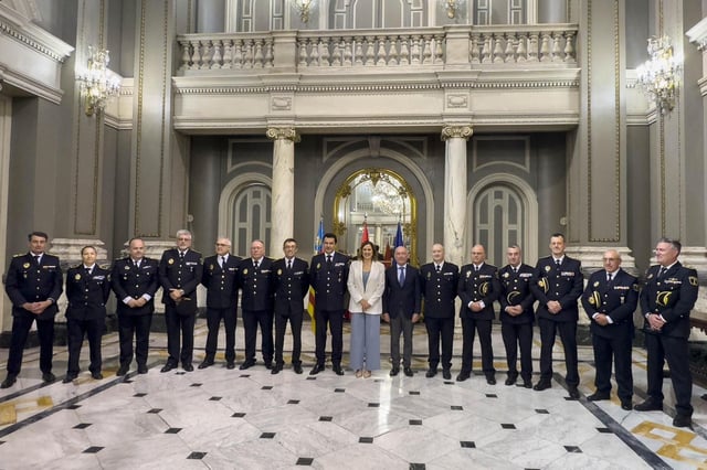 Toma de posesión del nuevo jefe de la Policía Local de València