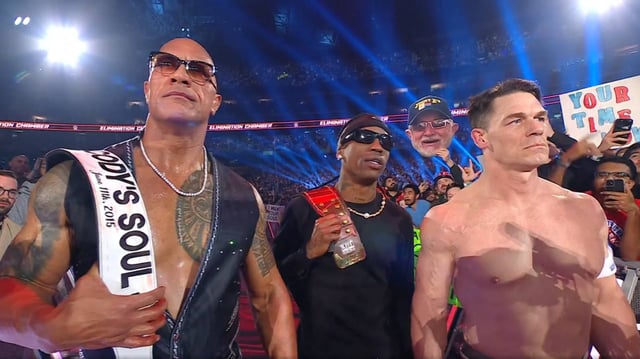 The Rock Appears At The Elimination Chamber 2025 | Image:  WWE