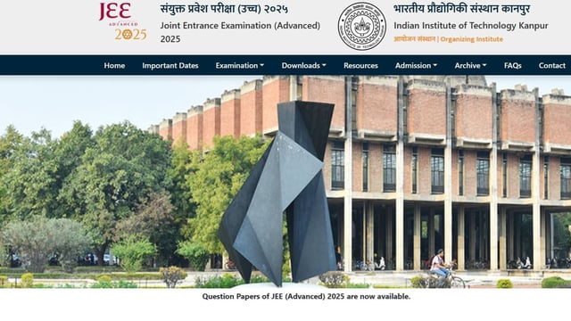 JEE Advanced 2025 Question Papers Released at jeeadv.ac.in, Direct Link to Download  | Image: File Photo
