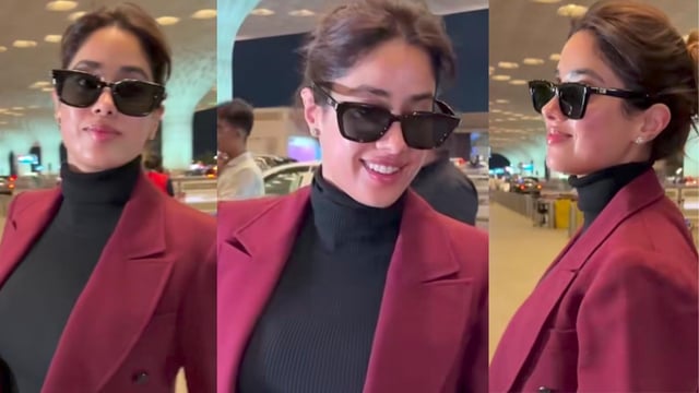Cannes 2025: Janhvi Kapoor Jets Off For Cannes In Chic Fit Ahead Of Homebound Premiere, Watch