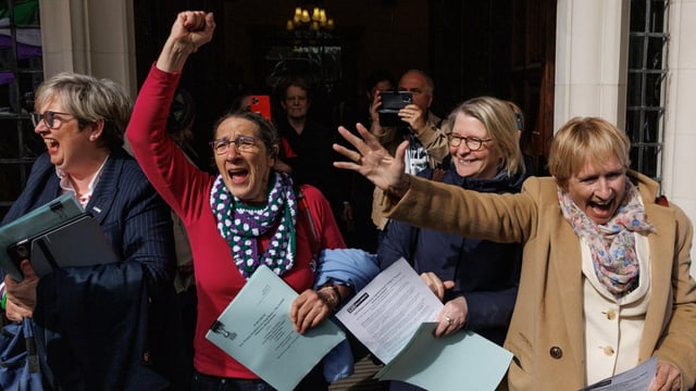 Campaigners from For Women Scotland welcomed the Supreme Court ruling