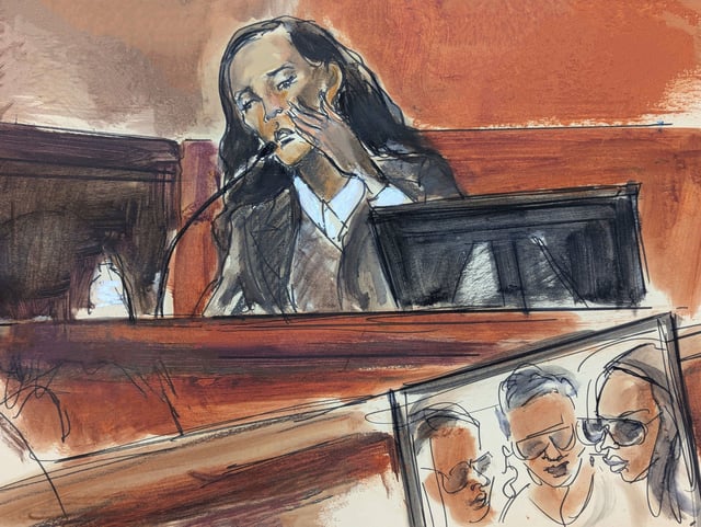 Witness Dawn Richard testifies on Monday.