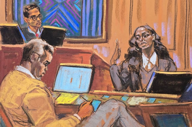 Singer Dawn Richard testifies about seeing Sean "Diddy" Combs strike his then-girlfriend Cassie Ventura on Monday, May 19, 2025.