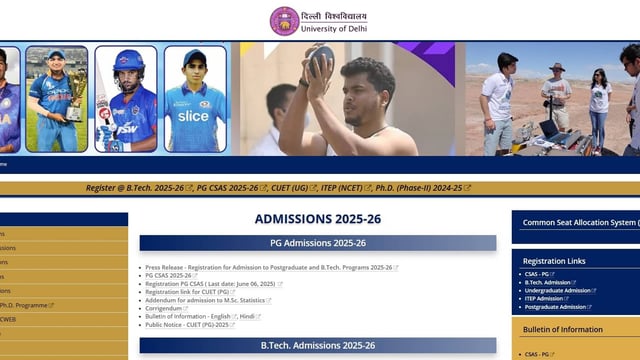 DU PG, BTech Admission 2025: Registration Begins, Check Eligibility, Deadlines and Direct Link Here    | Image: File Photo