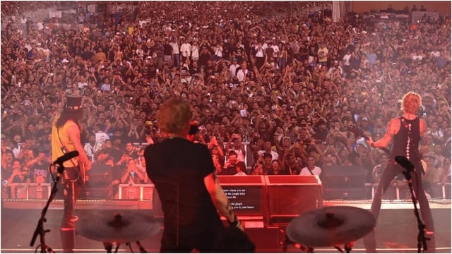  Guns N Roses performed in Mumbai on May 17 | Image: X