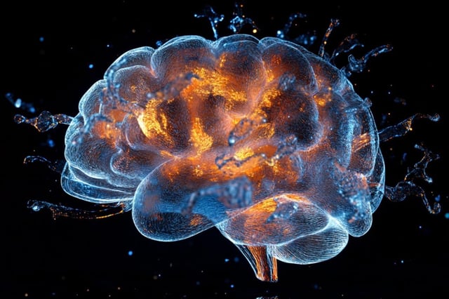 This oscillatory activity reoccurred when participants remembered the movie clips later. Credit: Neuroscience News