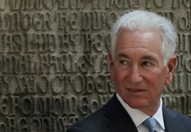 Charles Kushner attends the funeral for Ivana Trump, socialite and first wife of Donald Trump, at St. Vincent Ferrer Church, in New York City, U.S., July 20, 2022. REUTERS/Brendan McDermid/File Photo
