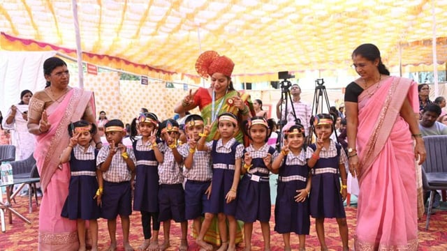 Opening of Anganwadi Learning lab at Rayate Village Kalyan in February this year