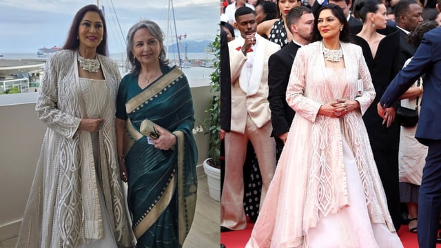 Simi Garewal and Sharmila Tagore Reunite at Cannes 2025 (Credits Instagram)