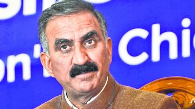 Himachal chief minister Sukhvinder Singh Sukhu (HT File)