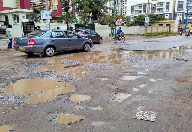 
Bengaluru man sends legal notice to BBMP, seeks Rs 50 lakh compensation over bad roads
