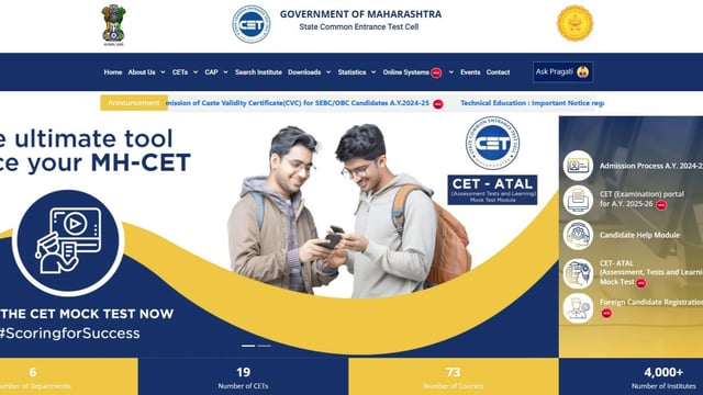 MHT CET 2025 Final Answer Key Soon at cetcell.mahacet.org, Here's How to Check  | Image: File Photo