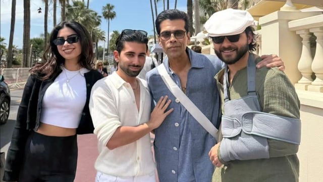 Several images of the squad have surfaced on social media, which show them enjoying their time in Cannes. 