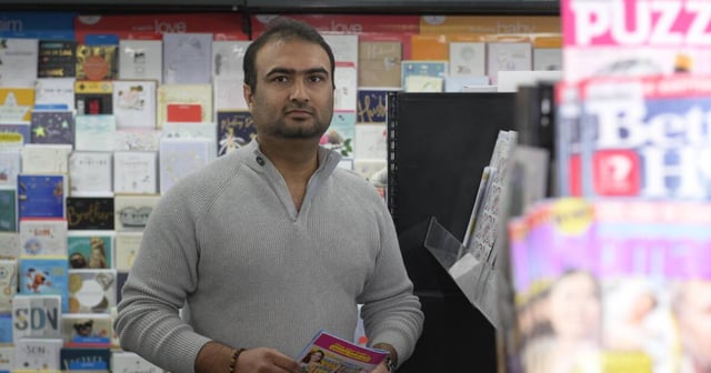 News Express George Town owner Jagdish Kumar is concerned the partial shutdown of Liberty Bell Bay will cut business at his store. Picture by Phil Biggs