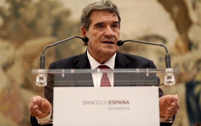El gobernador del Banco de España, José Luis Escrivá, durante la toma de posesión del cargo, en septiembre pasado.