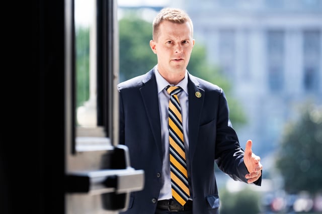 Rep. Jared Golden, D-Maine, is seeking another term.