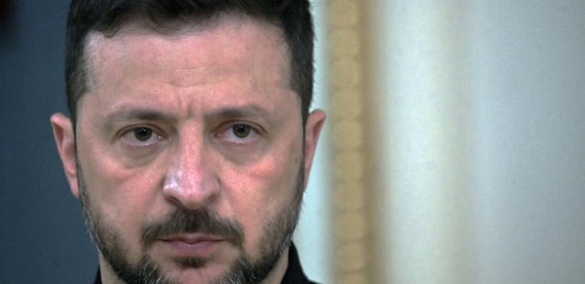 Le président ukrainien Volodymyr Zelensky le 19 mai 2025 à Kiev