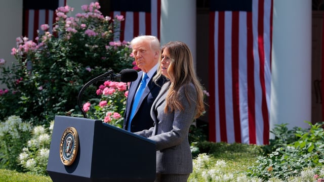 Donald und Melania Trump