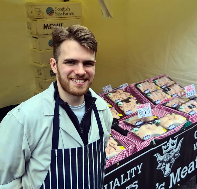 Surrey estate agent Rex becomes a meat trader (Photo: Channel 5 Broadcasting Limited/DSP)