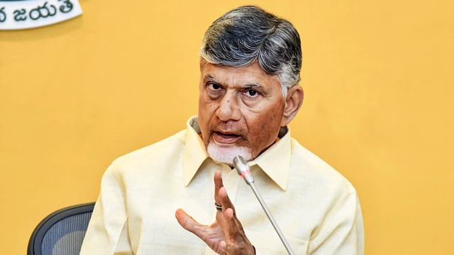 Andhra Pradesh chief minister N Chandrababu Naidu.
