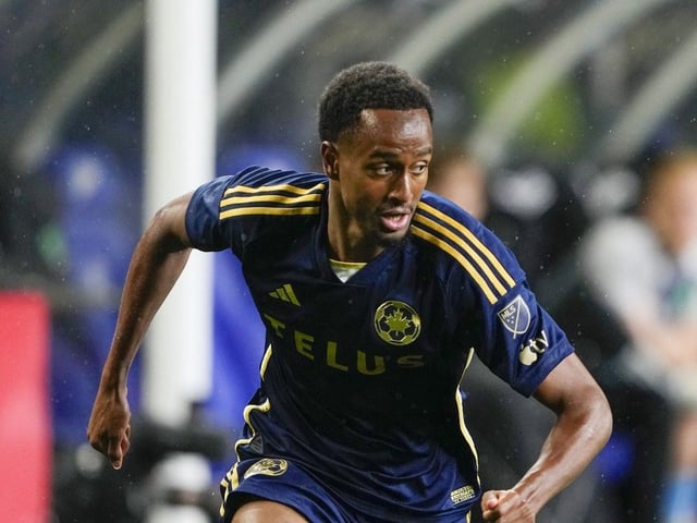 File photo: Vancouver Whitecaps forward Ali Ahmed runs against the Seattle Sounders during the second half of an MLS soccer match on May 18, 2024, in Seattle.