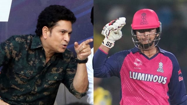 Can Vaibhav Suryavanshi, right, be where Sachin Tendulkar was for India at 16?