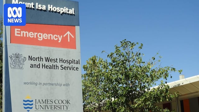 Mount Isa Hospital emergency department sign