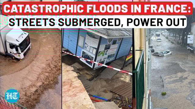France Battered By Floods