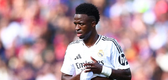 Wurde in Valladolid rassistisch beleidigt: Real Madrids Vinicius Junior