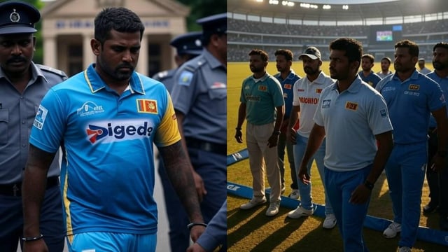Former Sri Lankan cricketer is arrested for corruption charges | Image: Grok