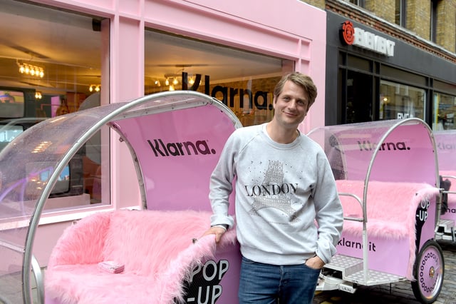 Sebastian Siemiatkowski attends the official launch of the Klarna pop-up on June 4, 2019, in London.