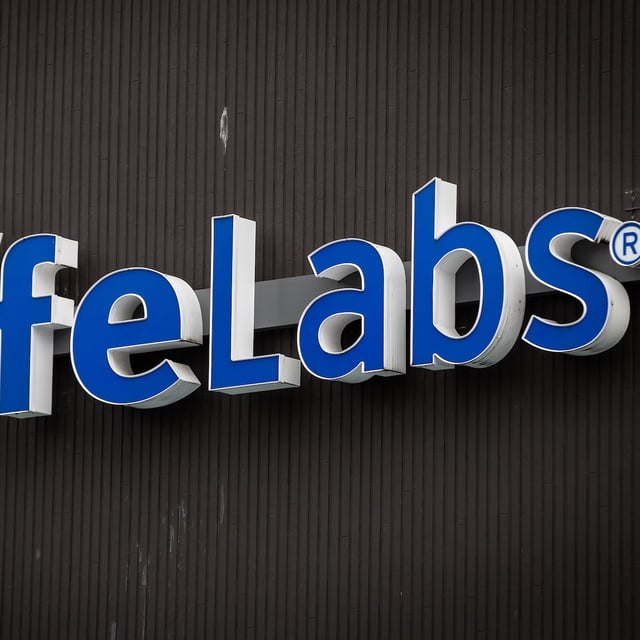 A sign is seen outside a LifeLabs location in North Vancouver B.C., Friday, Oct. 22, 2021. THE CANADIAN PRESS/Darryl Dyck
