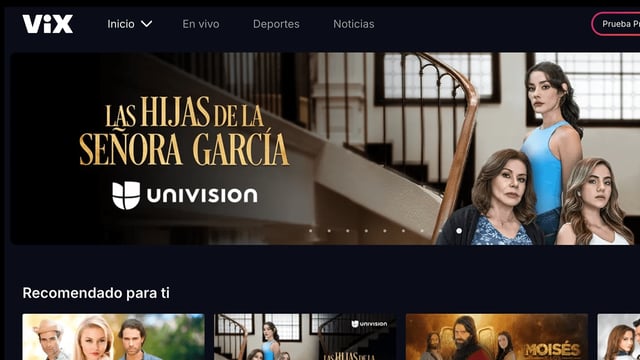 TelevisaUnivision's flagship streaming service ViX.