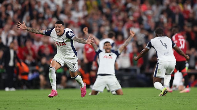 Tottenham remporte la Ligue Europa face à Manchester United.