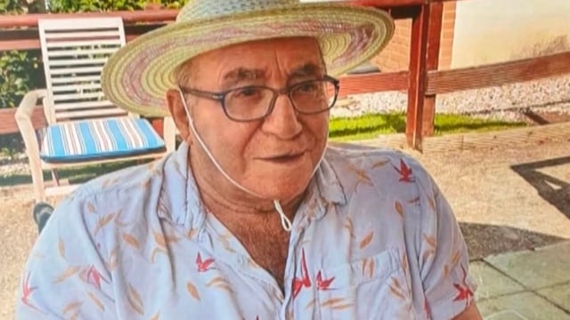 Donald Burgess was handcuffed in his wheelchair before being taken to hospital