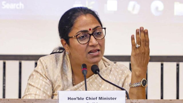Delhi CM Rekha Gupta (PTI)