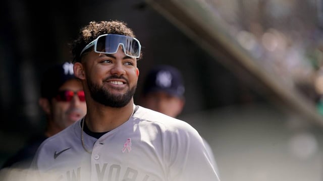 New York Yankees rookie Jasson Dominguez.