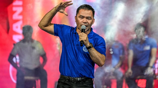 Manny Pacquiao war zuletzt in der Politik aktiv