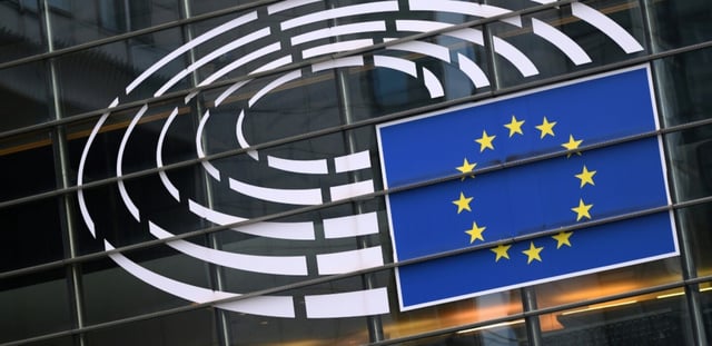 Le Parlement européen à Bruxelles, le 24 février 2025