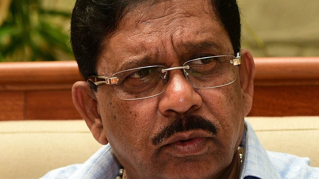 Karnataka home minister G Parameshwara. 
